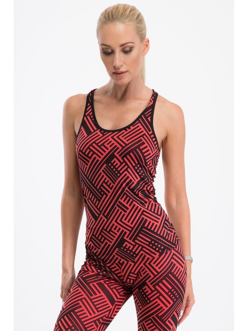 Black and coral sports top T100 - Online store - Boutique